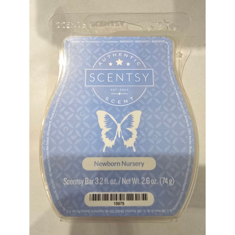 Scentsy Bar Newborn Nursery Wax Melt 3.2 oz Home Fragrance Retired
